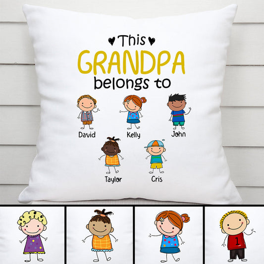 0014P020BUS1 Customized Pillows Gifts Kids Grandpa Dad