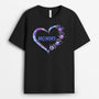 0064A010AUS2 Customized T shirts Presents Hand Grandma Mom Heart