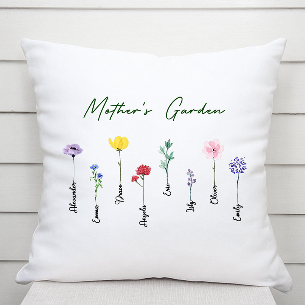0065P340AUS3 Personalized Pillows Gifts Flower Grandma Mom
