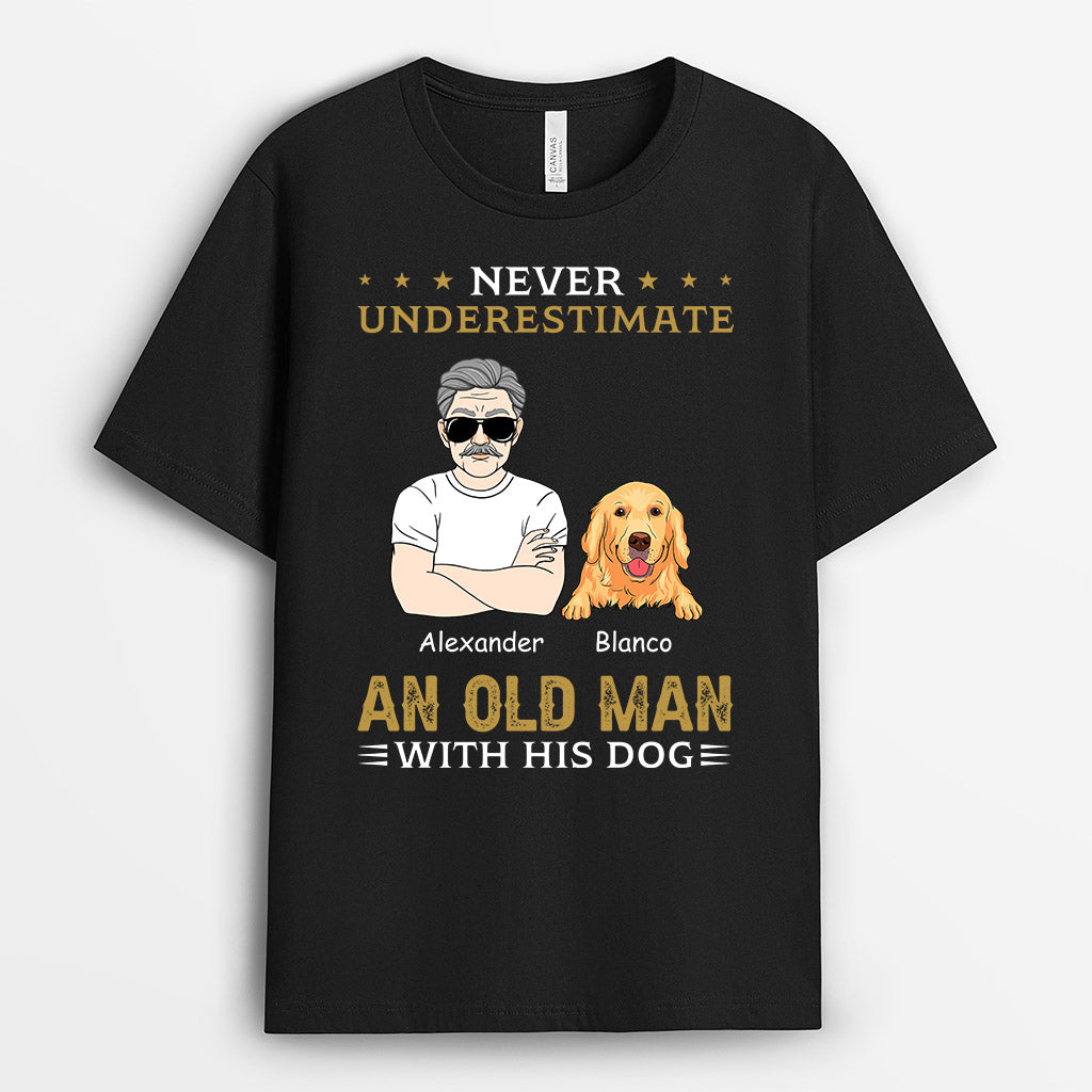 0138AUS2 Customized T shirts Gifts Man Dog Lovers