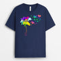 0157AUS1 Personalized T shirts presents Flower Grandma Mom Heart_a135c141 84b5 4c84 8428 8816566198ef