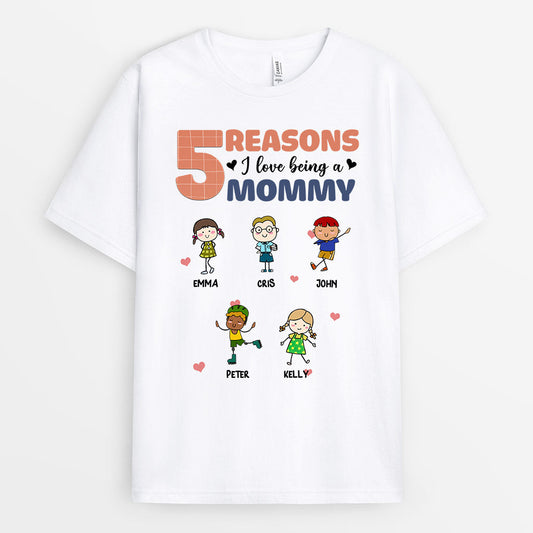 0163AUS1 Personalized T shirts gifts Kid Grandma Mom