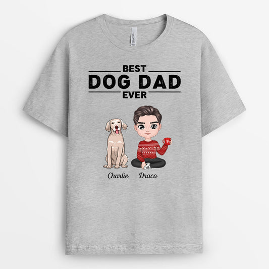 0204A548CUS2 Customized T shirts gifts Dog Lovers Text