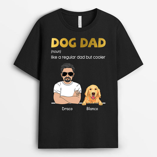 0218A158CUS1 Customized T shirts Gifts Dog Grandpa Dad Dog