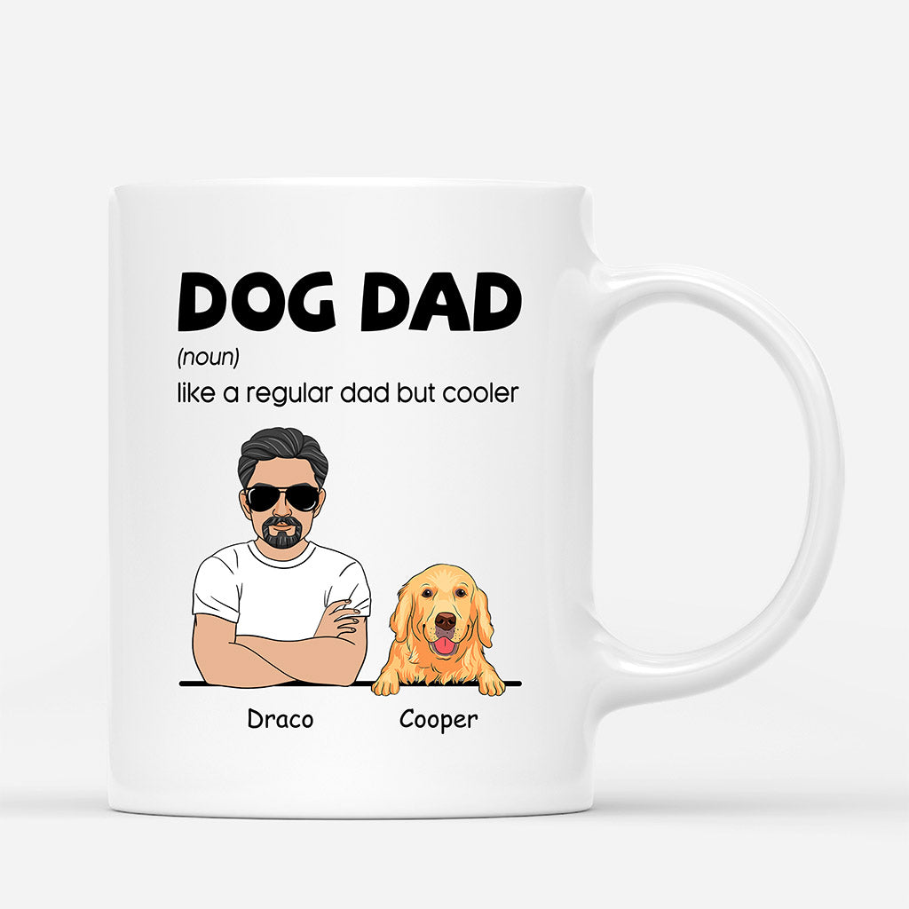 0218M108CUS1 Customized Mug Gifts Dog Grandpa Dad Dog