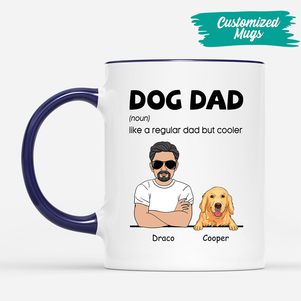 0218M108CUS3 Customized Mug Gifts Dog Grandpa Dad Dog