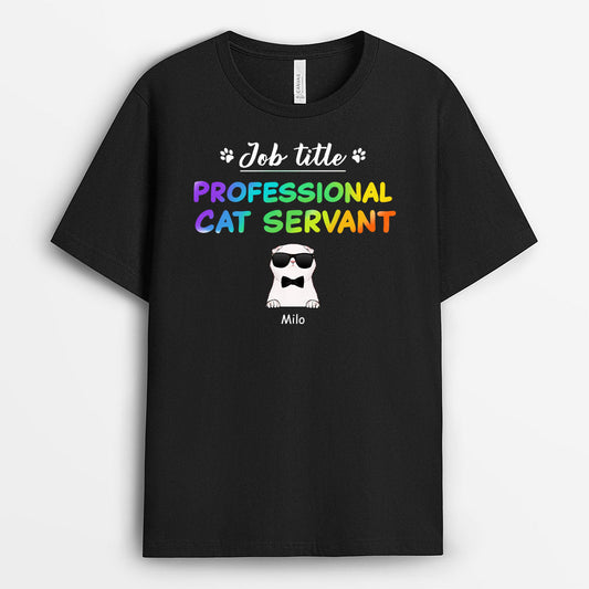 0241A140DUS1 Customized T shirts gifts Cat Lovers Text