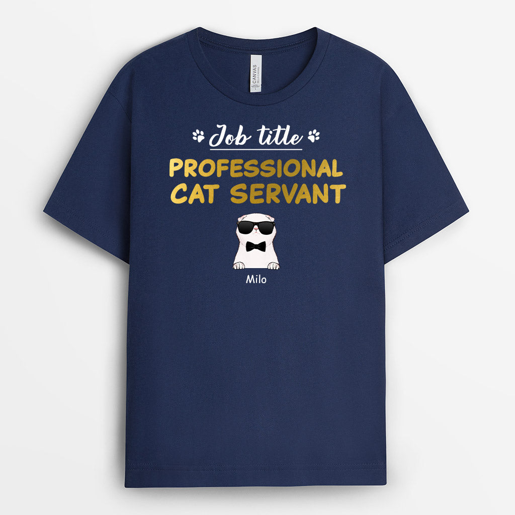 0241A140DUS2 Personalized T shirts presents Cat Lovers Text