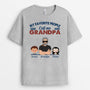 0255A147BUS2 Customized T shirts Presents Man Grandpa Dad Dog