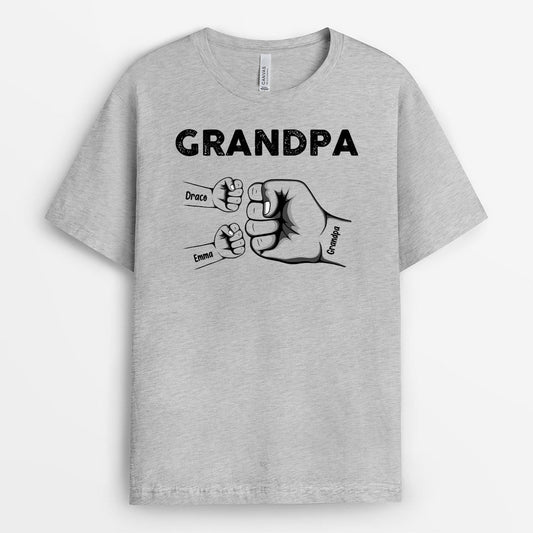 0263A148BUS2 Personalized T shirts Fist Dad