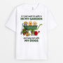 0266A208HUS2 Personalized T shirts presents Dog Lovers Garden