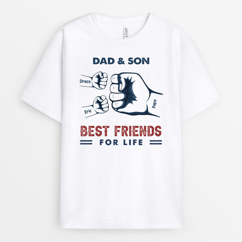 0293A148BUS1 Customized T shirts gifts Fist Grandpa Dad