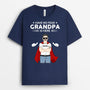 0301A267BUS2 Customized T shirts gifts Man Grandpa Dad Hero