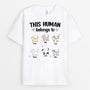 0304A168DUS1 Customized T shirts gifts Cat Lovers Text