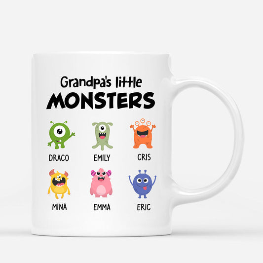 0308M268BUS1 Personalized Mug Gifts Monster Papa Grandpa