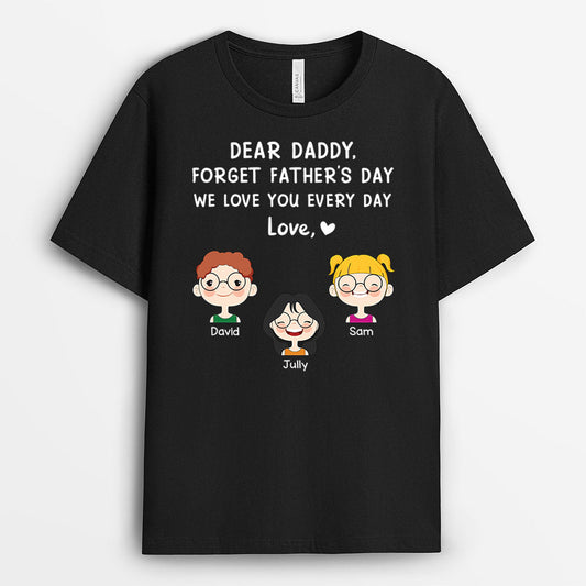 0315A947BUS2 Customized T shirts gifts Kid Grandpa Dad