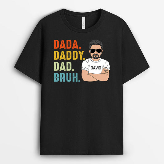 0324A948BUS1 Customized T shirts gifts Man Grandpa Dad Text