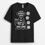 0325A960CUS1 Personalized T shirts presents Pawprints Dog Lovers