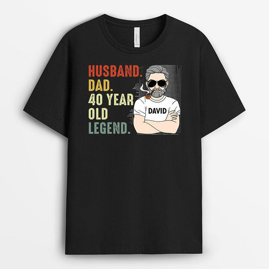 0326A948BUS1 Customized T shirts gifts Man Grandpa Dad Text