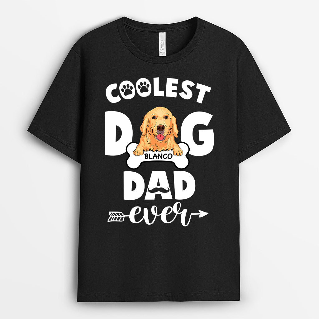 0345A960CUS1 Personalized T shirts presents Dog Lovers Text