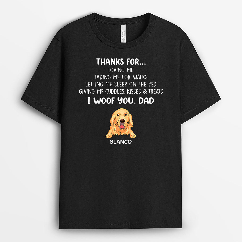 0346A950CUS2 Personalized T shirts presents Dog Lovers