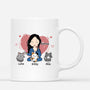 0349M247DUS2 Personalized Mug Presents Girl Cat Lovers