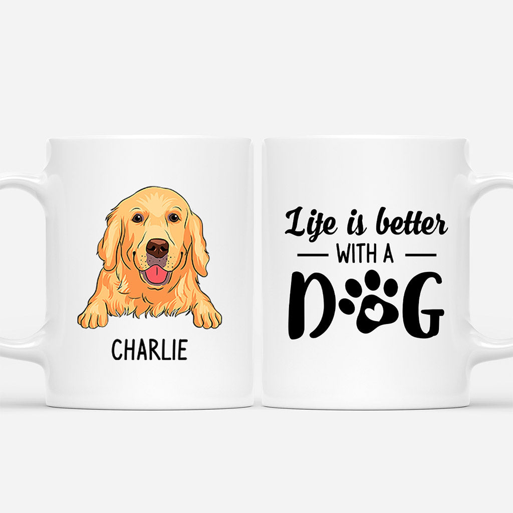 0358M240CUS3 Customized Mug Gifts Dog Lovers