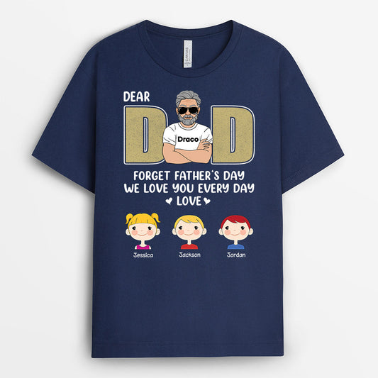 0363AUS1 Personalized T shirts Gifts Kid Grandpa Dad Text