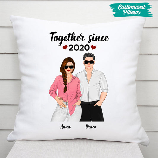 0367P160GUS2 Personalized Pillows Presents  Couples