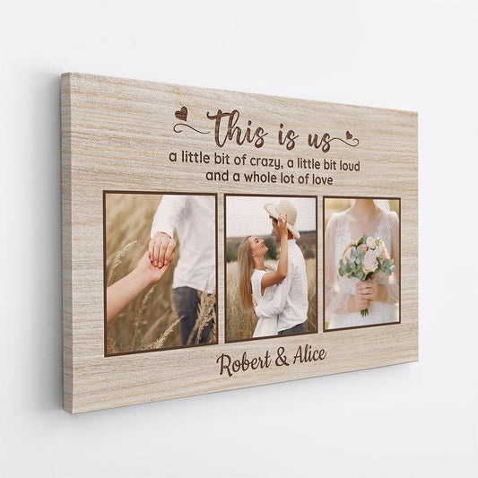0371C140IUS1 Customized Canvas Gifts  Couples Lovers Photo