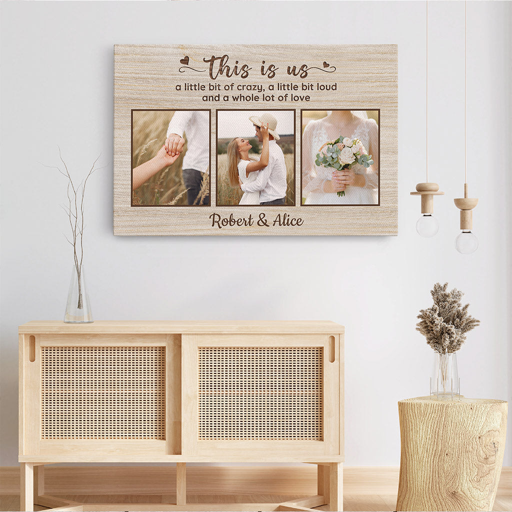 0371C140IUS3 Customized Canvas Gifts  Couples Lovers Photo