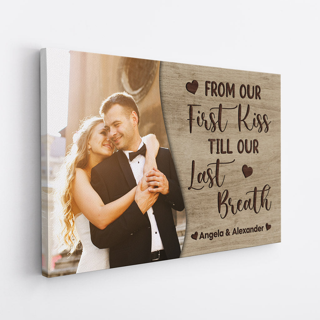 0404CUS2 Personalised Canvas Gifts Couples Lovers