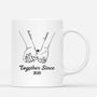 0415M207GUS1 Personalized Mug Gifts  Couples Lovers Heart