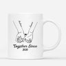 Personalized Together Since Gift Mug for Couples