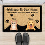 0419D508DUS2 Customized Doormats Gifts Dog Papa Grandpa