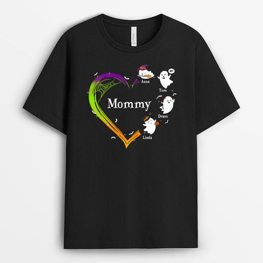 0424A168AUS1 Personalized T shirts Gifts Ghost Grandma Halloween