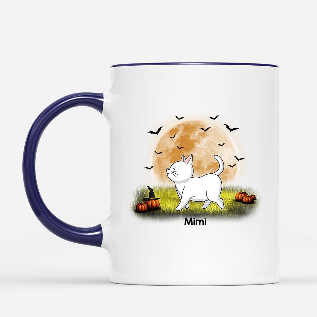 0426M508AUS1 Personalized Mug Gifts Cat Lovers Halloween