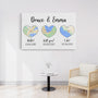 0430C500GUS3 Customized Canvas Gifts Maps Couples