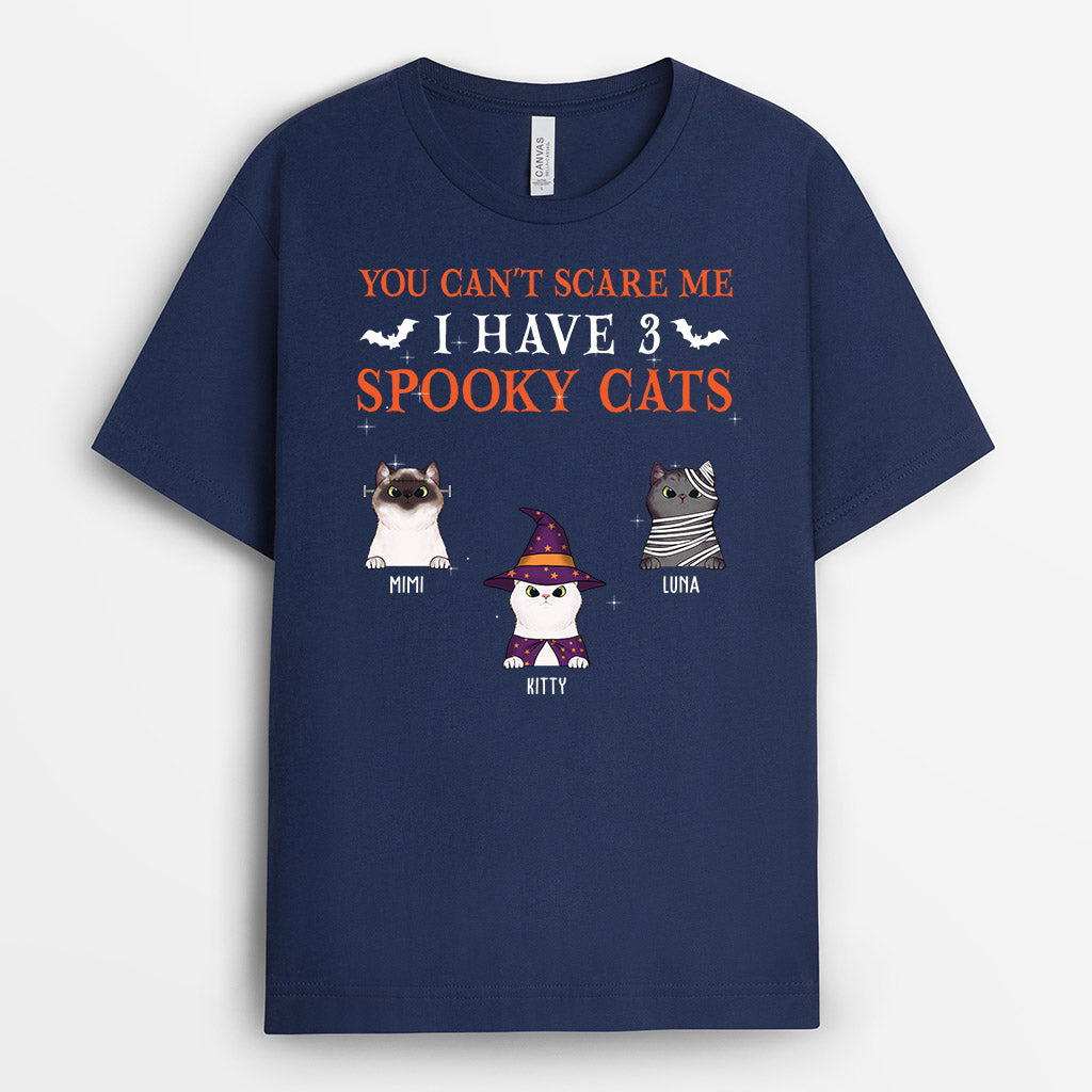 0450A108DUS1 Personalized T Shirts Gifts Cat Lovers Halloween