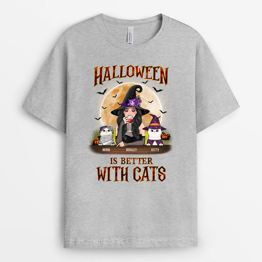 0452A235DUS2 Personalized T shirts Gifts Cat Mom Halloween_18114463 3902 4e82 b8d5 b51cf48f03d0