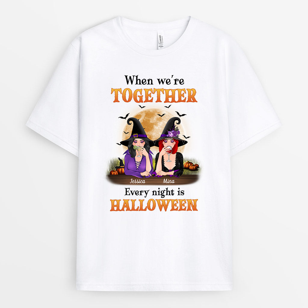 0457A167FUS1 Personalized T shirt Gifts Besties Witch_a9c5bc68 8029 49bd b2c5 33de5a4fed64