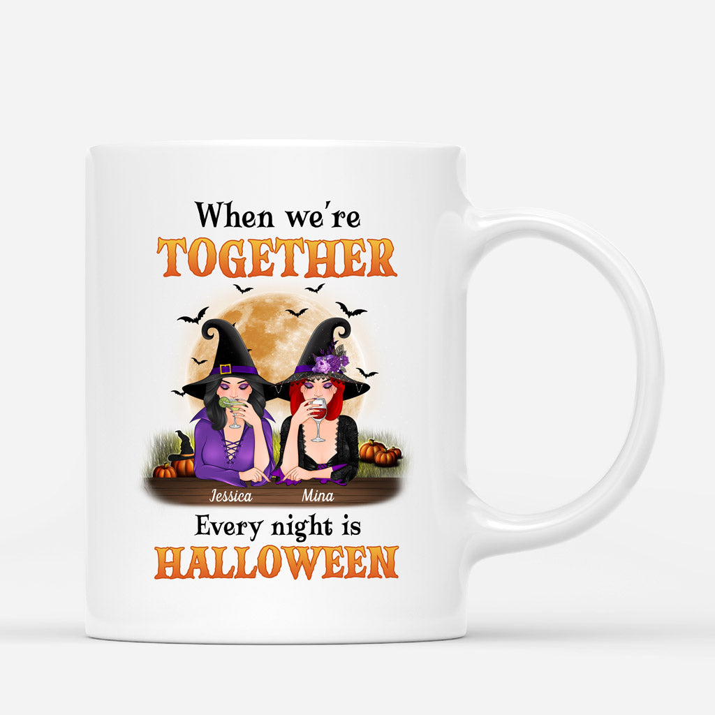 0457M167US1 Personalized Mug Gifts Besties Witch