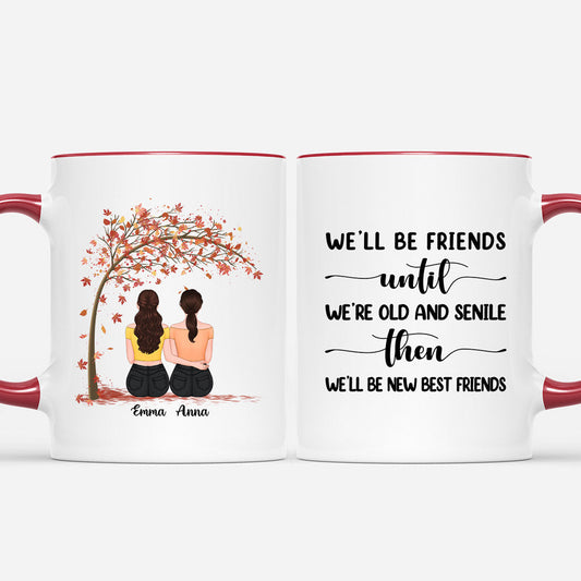 0464M595FUS1 Personalized Mug Gifts Besties BestFriends Text