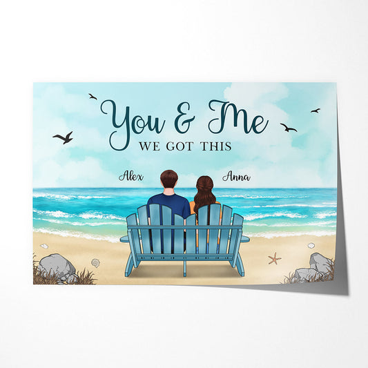 0482S535GUS1 Customized Posters Presents People Couples Beach
