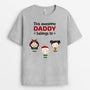 0495AUS2 Personalized T shirts gifts Kid Grandpa Dad