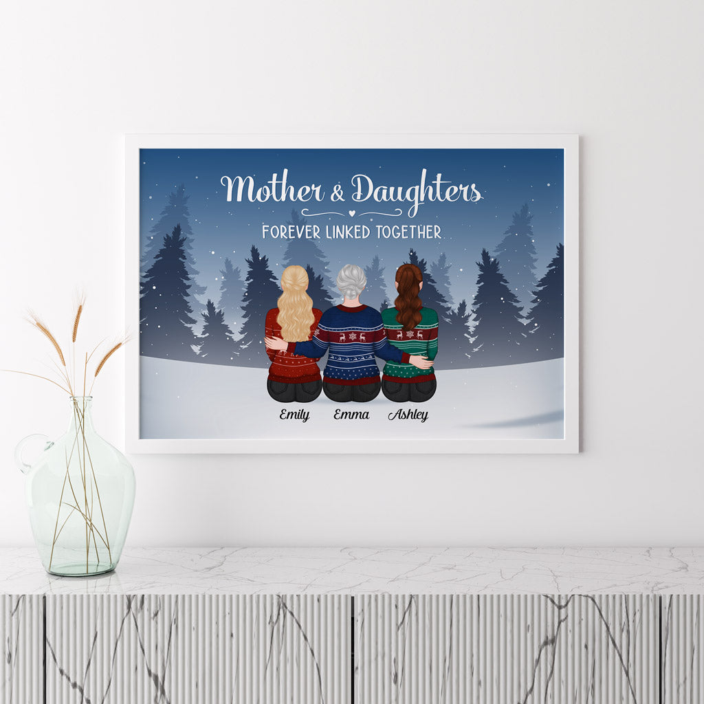 0512SUS3 Personalized Posters Gifts Mother Grandma Mom Christmas