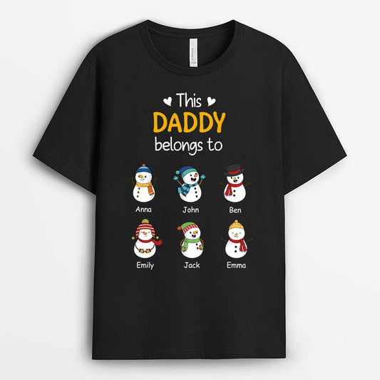 0527AUS2 Personalized T shirts Gifts Grandkids Grandma Mom Christmas