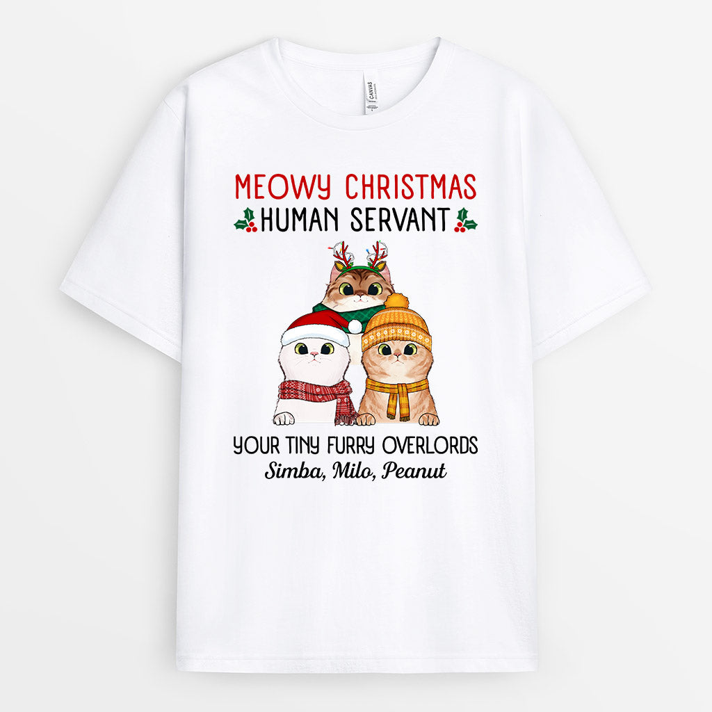 0544AUS1 Personalized T shirts Gifts Cat Mom Cat Lovers Christmas