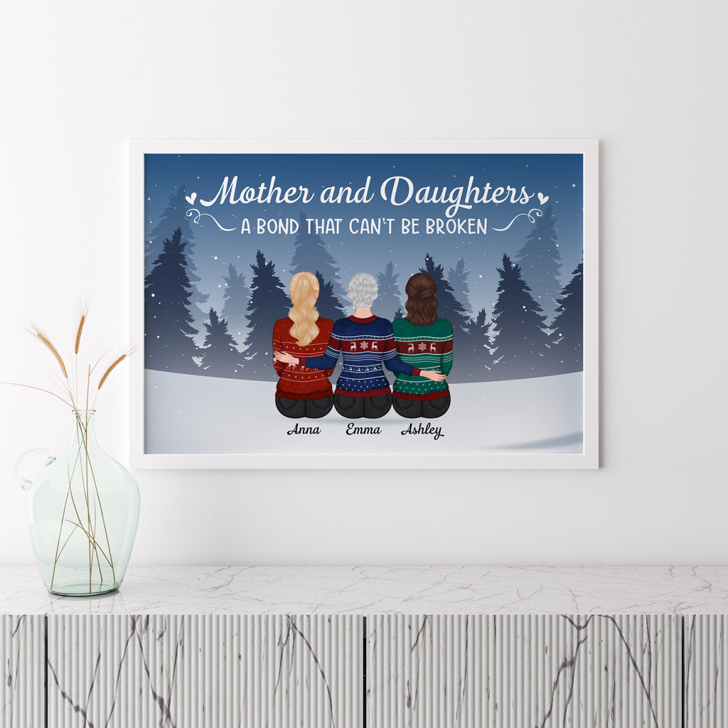 0549SUS3 Personalized Posters Gifts Mom Grandma Mom Christmas