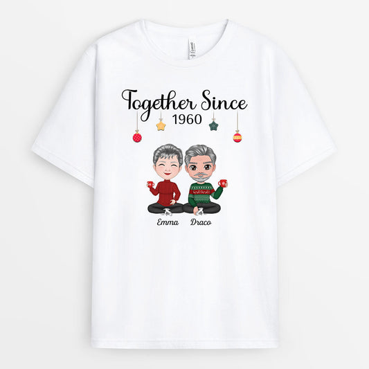 0557AUS2 Personalized T shirts Gifts Love Couples Lovers Christmas